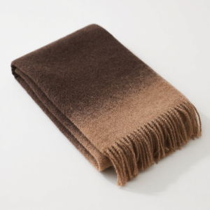 Tùy Chỉnh Nữ Hoàng Kích Thước <span class=keywords><strong>Alpaca</strong></span> <span class=keywords><strong>Merino</strong></span> Dệt Len Giường Ném 100% Len Rắn Mô Hình Mùa Đông Chăn - Product Image 6