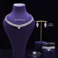 Parure de bijoux étanche en argent S925 avec moissanite et zircone, style arabe, pour femme, pour fiançailles et mariage, fournitures personnalisées