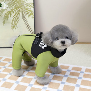 أفرول للخريف والشتاء بتصميم جديد ، أفرول بأربعة أرجل للحيوانات الأليفة - Product Image 4