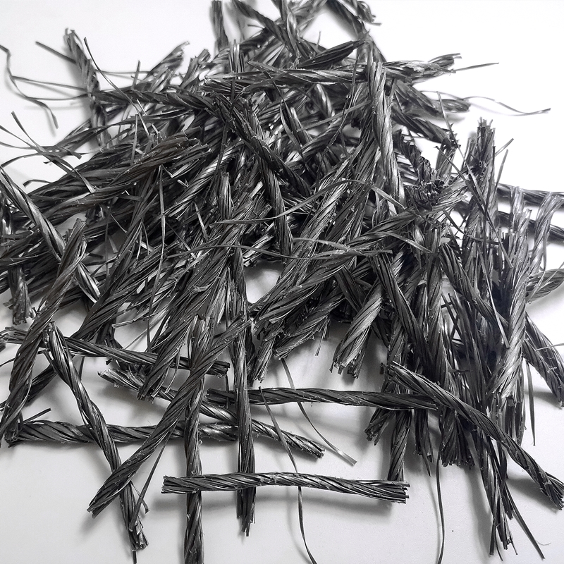 Bundle Synthetic Macro Fiber for Concrete Reinforcement Alkali Resistance Twisted Structural Polypropylene Fiber