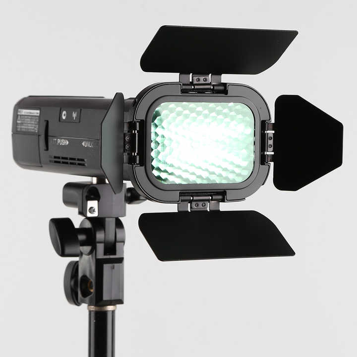 Godox BD-07 Barn Door Detachable Honeycomb Grid and 4 Color Gel Filters for AD200 Pocket Speedlite Photo Studio Accessories