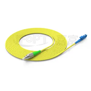 Cable de caída Ftth E2000 FC Cable de conexión de fibra SM MM cable de fibra óptica PVC/LSZH chaqueta telecomunicaciones