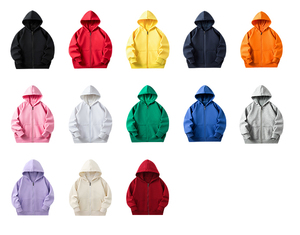 Xinrunjin มีฮู้ดโอเวอร์ไซส์ผ้าฝ้ายปักโลโก้ตามสั่งสำหรับกิจกรรมกิจกรรมกิจกรรมของเด็กใช้ได้ทั้งชายและหญิง - Product Image 3