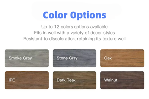 Dalles <span class=keywords><strong>de</strong></span> terrasse extérieures en WPC, sans entretien, sans peinture, imperméables, écologiques, à grain <span class=keywords><strong>de</strong></span> <span class=keywords><strong>bois</strong></span> moderne, remplaçant le <span class=keywords><strong>bois</strong></span> traité, durables - Product Image 4