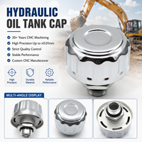 Bouchon de purge hydraulique robuste usiné CNC pour réservoir de fluide, ventilation stable pour systèmes de réservoirs hydrauliques d'excavatrices (pièces OEM)
