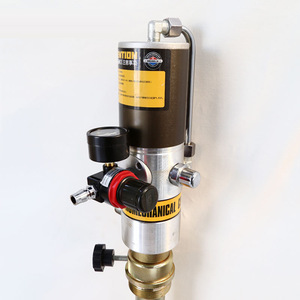 X35194 High Pressure Thin Oil Pump Pneumatic Manual Control Cast Iron Body Stainless Steel Industrial Use - Product Image 2