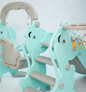 Top vente garantie qualité en plastique enfants jouet bébé toboggan et balançoire ensemble intérieur - Product Image 3
