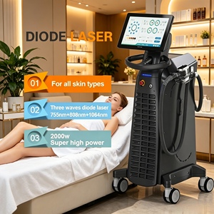 Produk Tren 2026 Mesin Penghilang Bulu Laser <span class=keywords><strong>Diode</strong></span> Profesional 808nm Peremajaan Kulit Depilasi Alat Kecantikan Laser Depil - Product Image 1