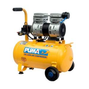 เครื่องอัดอากาศแบบลูกสูบไร้น้ำมัน TAYO Puma WE125 1 แรงม้า 230 โวลต์ 125 ลิตร/นาที 24 กิโลกรัม แบบตั้งพื้น ใช้ไฟ AC เงียบ สำหรับอุตสาหกรรม - Product Image 6