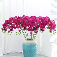 JAO-11 Artificielle Fleur Papillon en soie Orchidée Phalaenopsis Fleur de Soie Artificielle Orchidées Fleurs Pour Maîtresses De Mariage