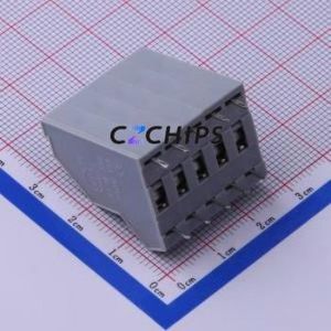 KFM736-5.0-2X5P Spring Terminal Block Through hole Component (THT),P=5mm Connector 5mm 10P 5 17A - Product Image 2