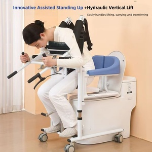 <span class=keywords><strong>Chaise</strong></span> <span class=keywords><strong>de</strong></span> transfert <span class=keywords><strong>de</strong></span> patient à levage vertical <span class=keywords><strong>hydraulique</strong></span>, 180 °   <span class=keywords><strong>Chaise</strong></span> <span class=keywords><strong>de</strong></span> <span class=keywords><strong>douche</strong></span> inclinable pour soins à domicile - Product Image 2