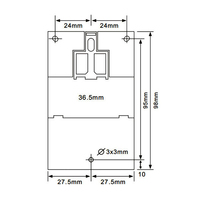 Timer Mini AC 24 Jam Saklar Kontrol Waktu Mati Otomatis Saklar Kontrol Timer Mekanik Mini Tegangan 220V 240V Timer Elektronik