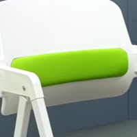 Chaise de formation de couleur verte chaise de salle de formation table et chaises de formation
