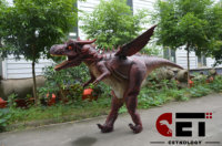Cetnology Halloween Dinosaur Show Costume de dinosaure animatronique de marche réaliste à vendre