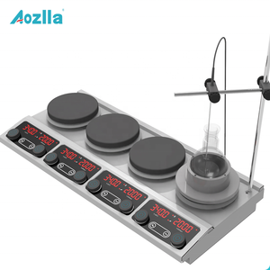 Digital Multi-posição 4 Cabeça Posição Channel Hotplate Agitador Magnético Aquecimento BARATO MAGNÉTICO STIRRER para teste químico - Product Image 4