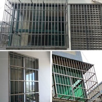 Rejas Protectoras Antirrobo de Acero Inoxidable para Ventanas de Villas, Balcones, Apartamentos y Seguridad Exterior Moderna