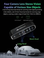 Scanner 3D portable Creality CR-Scan Otter, haute précision 0,02 mm, vision stéréo à quatre objectifs pour l'impression 3D