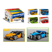 Ensemble de blocs de construction de voitures de course éducatifs SEMBO 883+PC en plastique ABS, kit de modèle de bricolage pour enfants 7000-7003