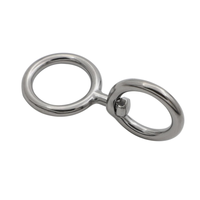 Anneau de connexion rotatif en forme de 8 en acier inoxydable 304 pour matériel de rigging