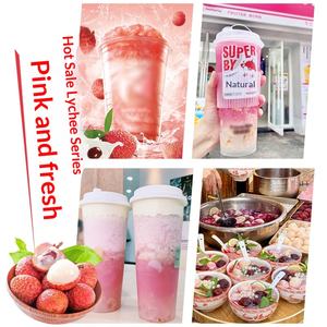 Concentrato di Succo di Litchi Originale con Polpa, Gusto Intenso, Polpa Densa, <span class=keywords><strong>Bevanda</strong></span> Commerciale <span class=keywords><strong>in</strong></span> <span class=keywords><strong>Polvere</strong></span> Multi-Polpa, Bottiglia da 1L - Product Image 2