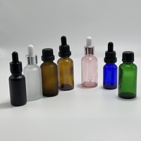 Vente en gros 10-120ml Bouteille d'huile capillaire vide de qualité supérieure avec bouchon à vis rose-doré et pipette pour les sérums de croissance de la barbe des cheveux