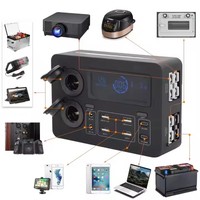 Boîte de distribution d'alimentation USB mini 12V mise à jour avec charge rapide 100W, interrupteurs à bascule 100%, boîte de contrôle d'alimentation