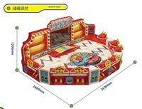 Machine de jeu de voitures tamponneuses multijoueur Bumper Party pour 8 joueurs, jeu d'arcade à monnayeur avec système de récompense pour centre commercial