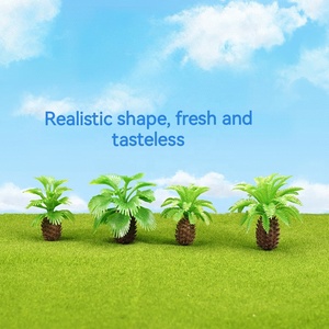 Bandeja de arena de cocotero moderna en miniatura, modelo de plástico, decoración de paisaje Tropical para comercio exterior, venta al por mayor - Product Image 2