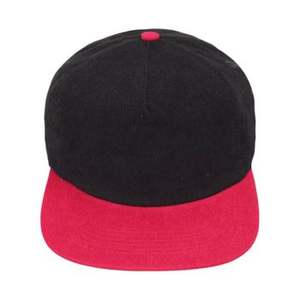 Casquettes de camionneur ajustables à deux tons, à visière plate, de couleur unie, de style hip-hop, décontractées, pour le cyclisme en plein air, prix de gros - Product Image 1