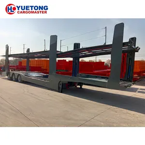 auto car carrier semi trailer hydraulic 2 axles car carrier semi trailer with big discount truck Car carrier semi trailer