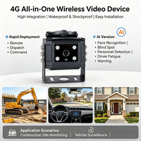Caméra de véhicule 4G AI, enregistreur vidéo sans fil 1080P avec boîtier étanche IP68, GPS BD et Wi-Fi pour la gestion de flotte, OEM ODM