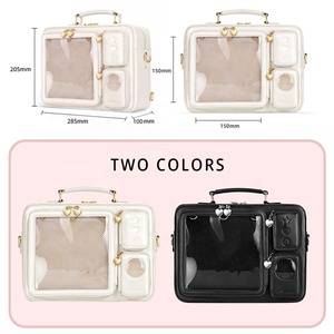 Mochila <span class=keywords><strong>Ita</strong></span> de <span class=keywords><strong>TV</strong></span> personalizada al por mayor, mochila escolar para niñas, mochila con pantalla de Pin de Anime, bolso de hombro convertible, MOQ bajo de alta calidad - Product Image 2