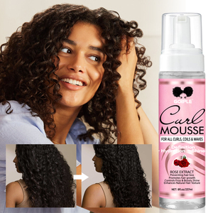 <span class=keywords><strong>Mousse</strong></span> coiffante pour cheveux bouclés personnalisée <span class=keywords><strong>Mousse</strong></span> coiffante pour cheveux bouclés sans alcool <span class=keywords><strong>mousse</strong></span> coiffante pour femmes marque privée - Product Image 4
