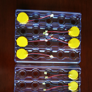 Lir2450 Tombol Baterai 3.7V 240MAH 2XLIR2450 Isi Ulang Tombol Sel Baterai dengan Memimpin Kabel dan Konektor - Product Image 1