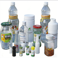 Système de correction des déviations pour machine d'étiquetage automatique de flacons ronds, pour flacons d'additifs chimiques, contenants de pigments et flacons de réactifs de laboratoire