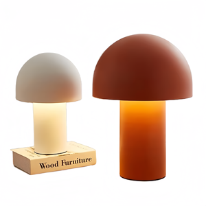 Lámpara de Mesa de Metal con Diseño Nórdico Creativo en Forma de Hongo, Lámpara LED Moderna de Escritorio, Lámpara de Noche para Dormitorio, Lámparas de <span class=keywords><strong>Astronauta</strong></span> para Sala de Estar - Product Image 1