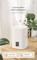 Humidificateur d'air ultrasonique intelligent 4L à vapeur froide et chaude avec application Tuya, grande capacité, lumière LED, pour chambre de bébé