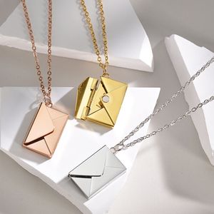Collier à pendentif personnalisé en acier inoxydable pour femmes, avec cadre, pour la fête des mères - Product Image 5