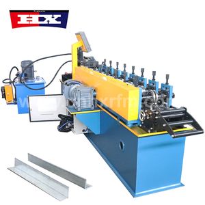 Aluminium Winkel profil Rollen formen Herstellung Maschine Winkel herstellung Maschine Stahl Wand stange Winkel Eisen Rollform maschine - Product Image 1