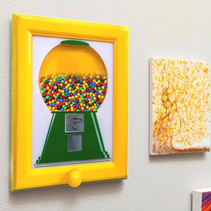 <b>Plastic</b> Candy <b>Frame</b> 2025 Candy Dispenser <b>Picture</b> <b>Frame</b> Hanging Gumball Machine <b>Frame</b> for Kids Fast Distribution - Product Image 5