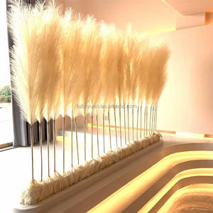 S034 décoration de salon moelleux pampa artificiales décoration pampa artificielle grand faux pampa herbe pour la décoration de la <span class=keywords><strong>maison</strong></span> - Product Image 2