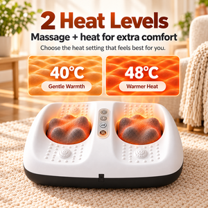 Masajeador Eléctrico de Pies y Piernas con Calor, Amasamiento y Vibración, Máquina de Masaje de Pies Portátil para Relajación en el Hogar - Product Image 3