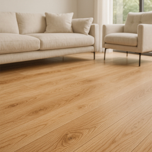 Suelo de Madera de Roble Blanco para Interiores, Personalizado, de Ingeniería, Parqué Sólido, Diseño Contemporáneo para Cocina de Villa de Lujo - Product Image 4