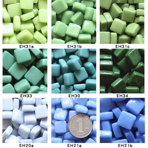Mosaïque <span class=keywords><strong>en</strong></span> verre recyclé de forme carrée de 1,2 cm x 1,2 cm, mosaïque <span class=keywords><strong>en</strong></span> vrac <span class=keywords><strong>pour</strong></span> bricolage, loisirs créatifs, matériel artisanal - Product Image 5
