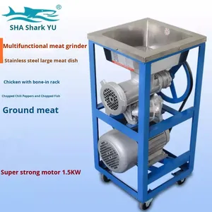 Cá Mập Trực Tiếp 32 Lớn Thương Mại Điện Thịt Gà Xương Máy Xay 220V Công Suất Cao Đa Chức Năng Xương Máy Xay 1-Năm - Product Image 4