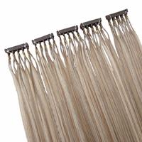 Extensions de cheveux 6D 100% cheveux humains avec boucle, extensions de cheveux Remy système 6D pour salon de coiffure en gros