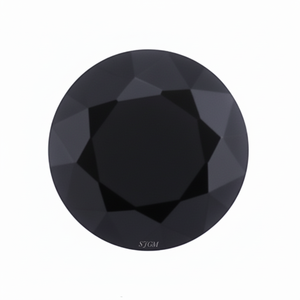 Espinela negra natural de corte brillante redondo de 9mm, al por mayor precio de fábrica, piedras preciosas sueltas facetadas de alta calidad, espinela negra - Product Image 1