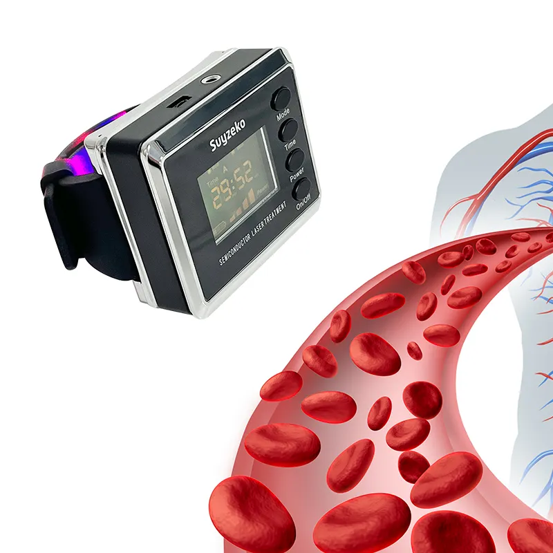 Semiconductor Diabetes Monitoring Devices Sugar Level Wrist Watch Blood Pressure Wrist Watch