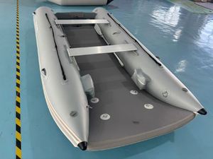 Catamarán Inflable Reachsea de PVC Color Gris Medio con Piso de Colchoneta de Aire y EVA, para 5 Personas, 12.5 pies, Económico, con <span class=keywords><strong>Pedales</strong></span>, en Venta - Product Image 2